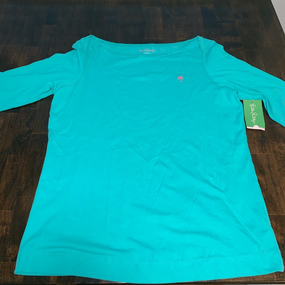 NWT - Lilly Pulitzer Boatneck Hipshire Tee